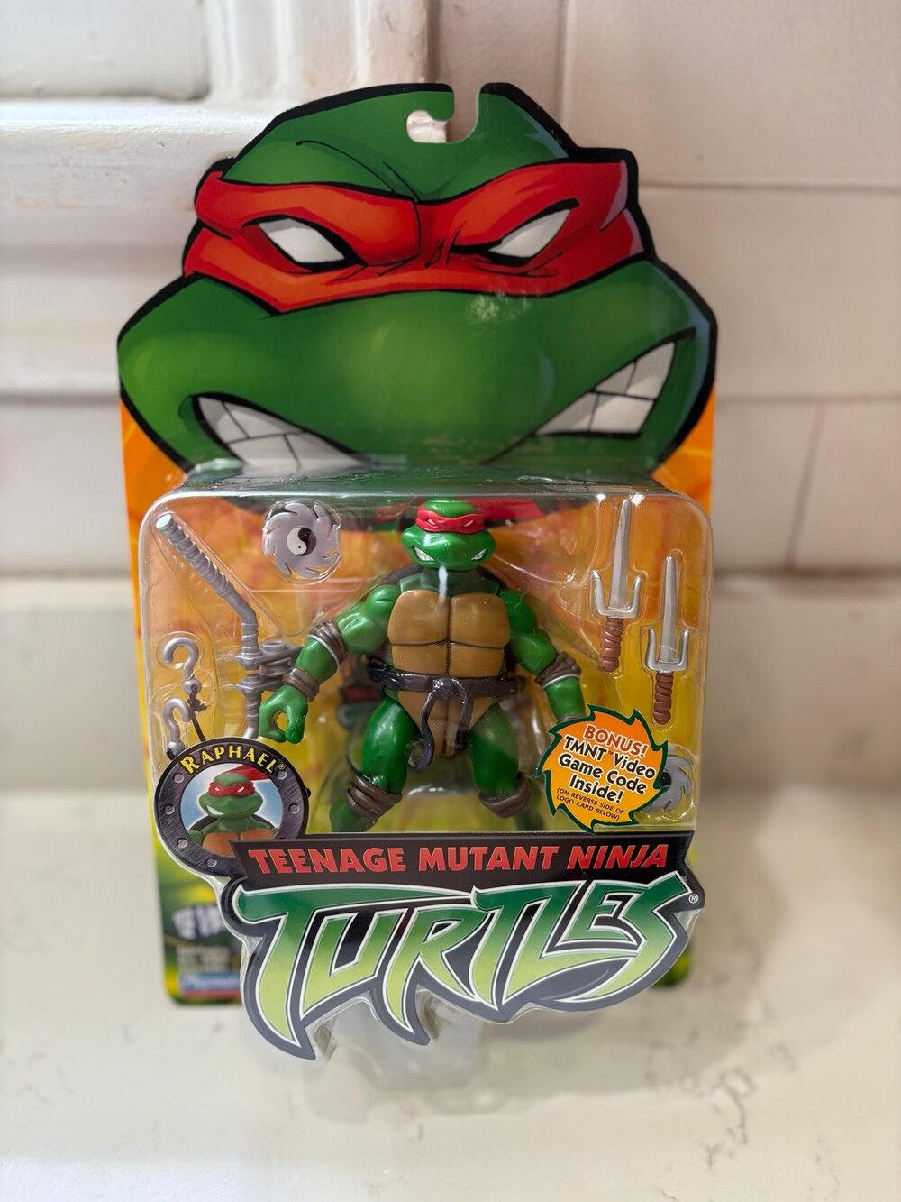 Raphael Teenage Mutant Ninja Turtle Playmates Sealed Action Figure 2003